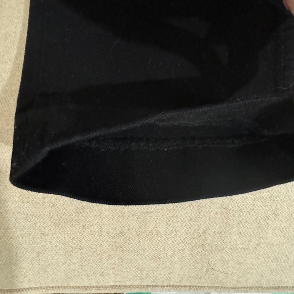 rag & bone Ankle Cropped Straight Leg Black Jeans - Picture 8 of 9